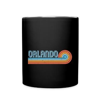 Orlando Florida - Tasse einfarbig - Schwarz - Vorne