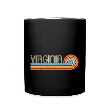Virginia - Full Colour Mug - black - Front