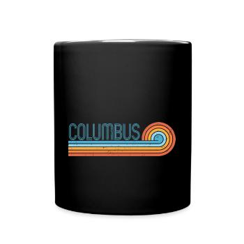 Columbus Ohio - Tasse einfarbig - Schwarz - Vorne