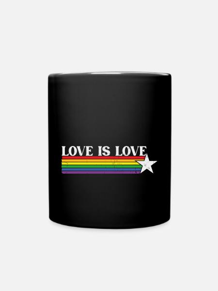 J’aime les LGBT - Mug uni - noir
