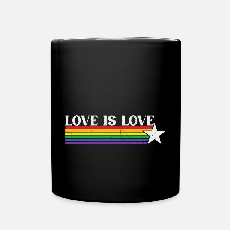 J’aime les LGBT - Mug uni - noir