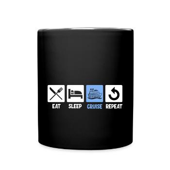 Family Cruise - Full Colour Mug - black - Front