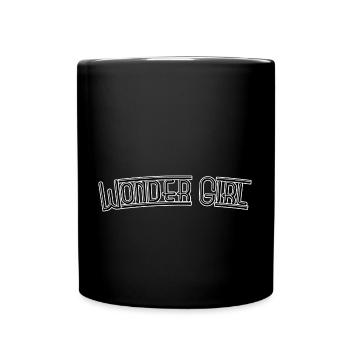 Wonder girl - Tasse einfarbig - Schwarz - Vorne
