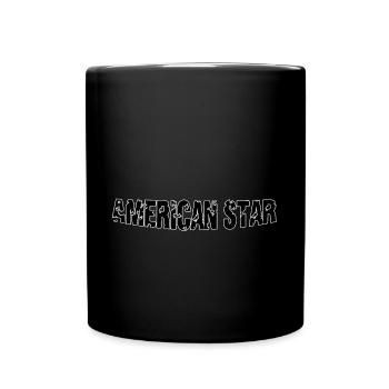 American star - Tasse einfarbig - Schwarz - Vorne