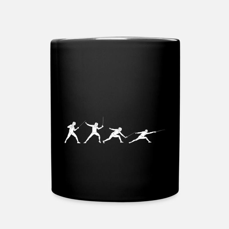 Fechten - Tasse einfarbig - Schwarz