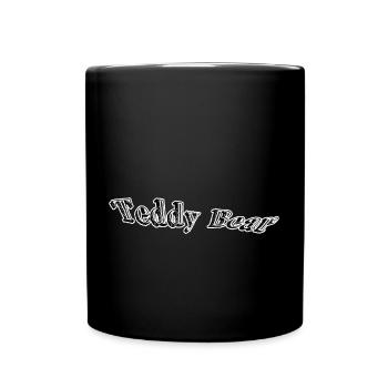 Teddy bear - Tasse einfarbig - Schwarz - Vorne