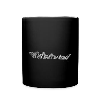 Wirbelwind - Tasse einfarbig - Schwarz - Vorne