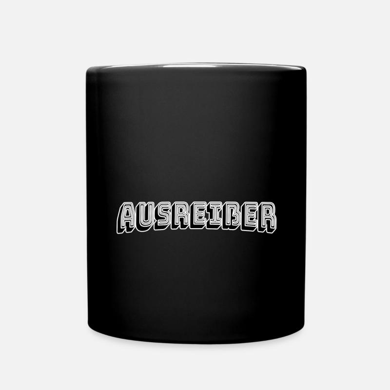 Ausreißer - Tasse einfarbig - Schwarz