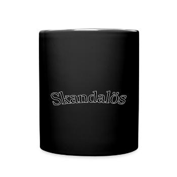 Skandalös - Tasse einfarbig - Schwarz - Vorne