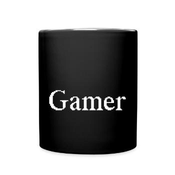 Das Gamer Shirt für alle Gamer! Game on! - Tasse einfarbig - Schwarz - Vorne