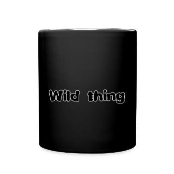 Wild thing - Tasse einfarbig - Schwarz - Vorne