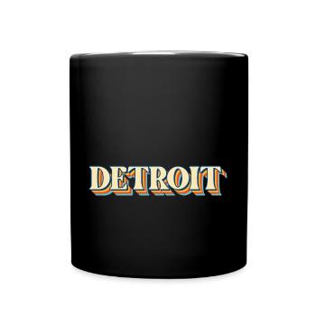 Detroit - Full Colour Mug - black - Front