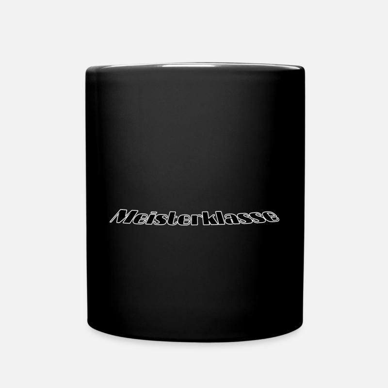 Meisterklasse - Tasse einfarbig - Schwarz