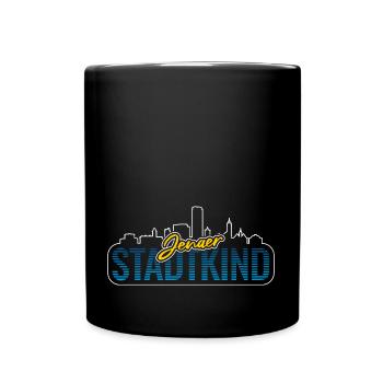 Jenaer Stadtkind - Tasse einfarbig - Schwarz - Vorne