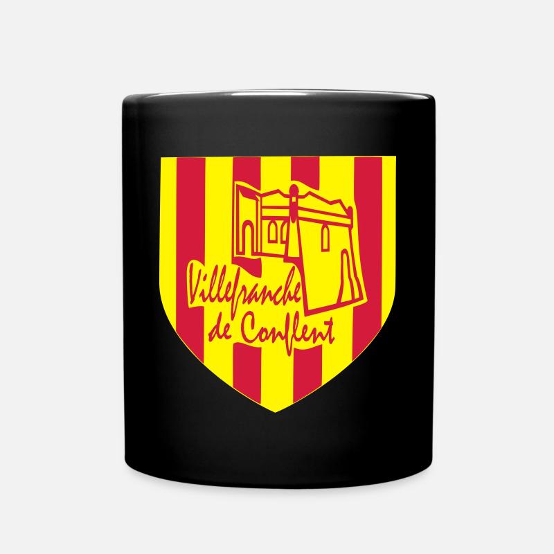 Villefranche de Conflent,Pyrénées orientales - Mug uni - noir