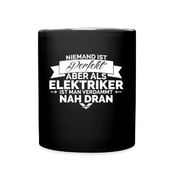 ELEKTRIKER - Tasse einfarbig - Schwarz - Vorne