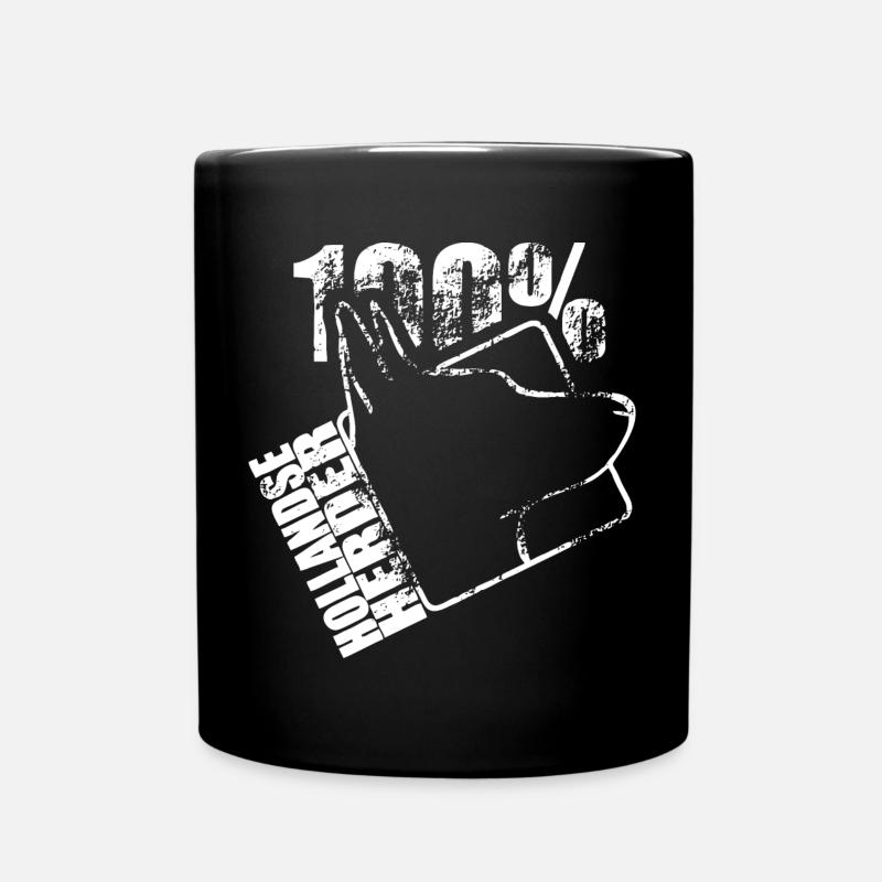 HOLLANDSE HERDER 100 Chien Chien Wilsigns - Mug uni - noir