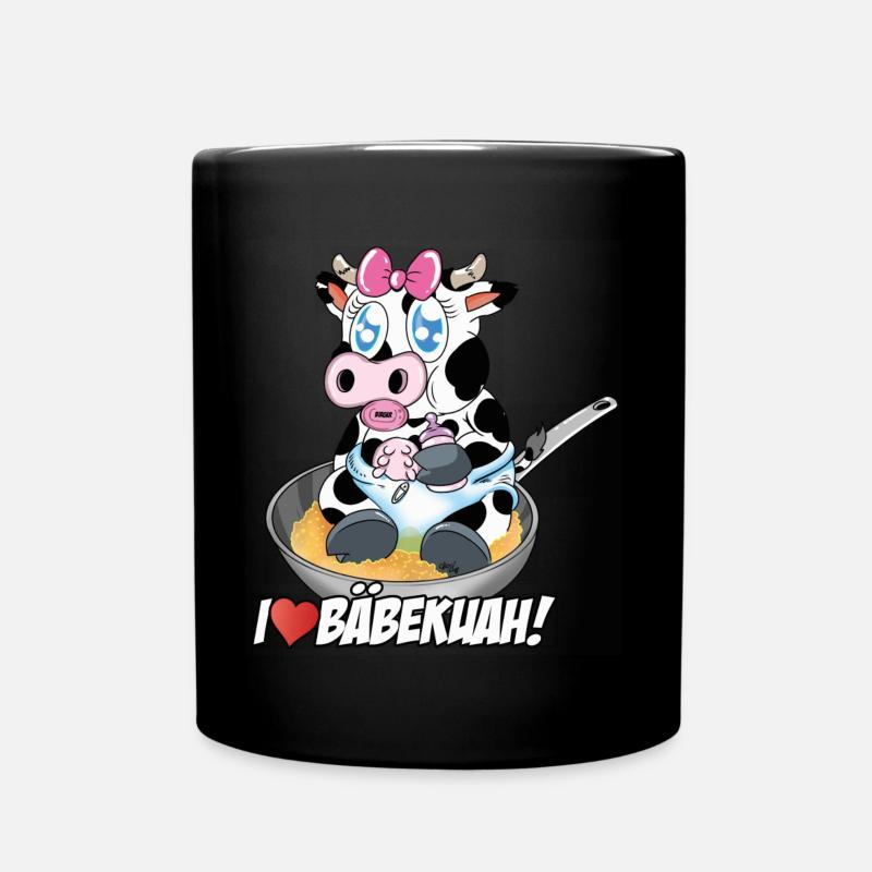 I <3 BÄBEKUAH - Tasse einfarbig - Schwarz