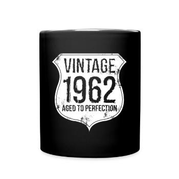 vintage 1962 - Full Colour Mug - black - Front
