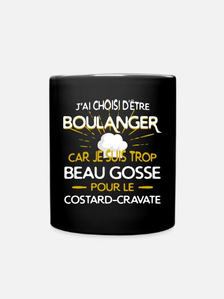 Boulanger - beau gosse - Mug uni - noir