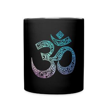 Om - Mug uni - noir - Devant