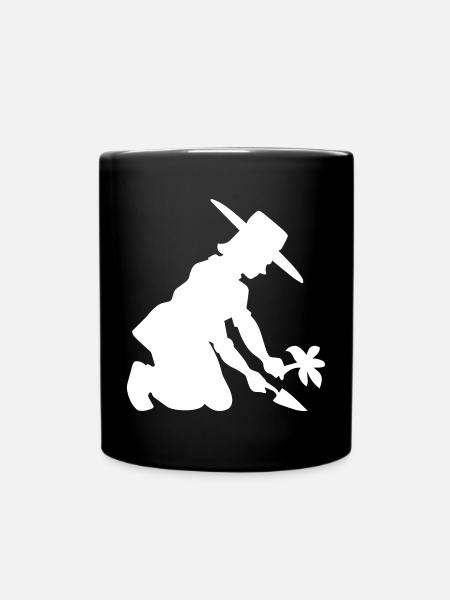 Garten - Pflanzen - Gartenarbeit - Tasse einfarbig - Schwarz