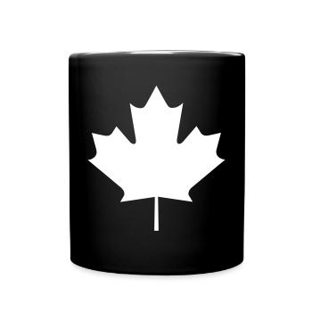 A maple leaf - Full Colour Mug - black - Front