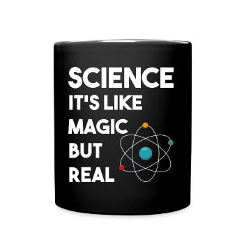 Science Drôle de sort physicien chimiste cadeau - Mug uni - noir - Devant