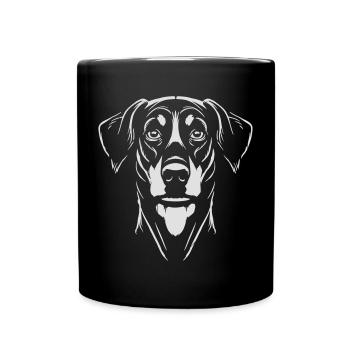 Dobermann - Mug uni - noir - Devant