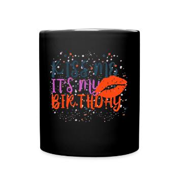 Geburtstag - Coole Sprüche - Tasse einfarbig - Schwarz - Vorne