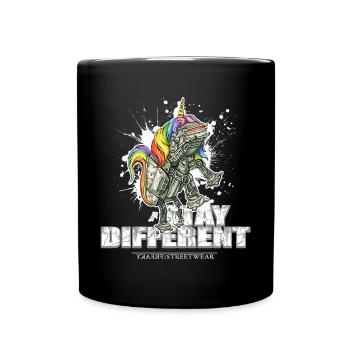 Stay Different - Imperial Unicorn - Tasse einfarbig - Schwarz - Vorne
