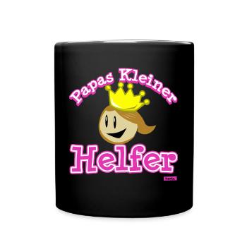 Petit assistant de papa Hariz cuisine cadeau pour enfants - Mug uni - noir - Devant