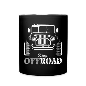 Offroad 4x4 Voiture Camion SUV Off-Road Wagon Icon - Mug uni - noir - Devant