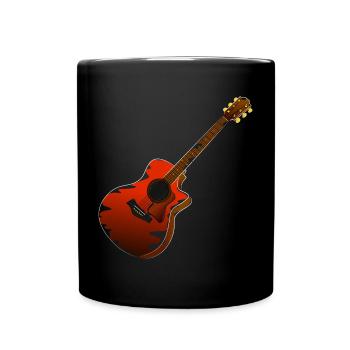Musician Guitar - Full Colour Mug - black - Front