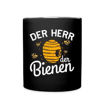 DER HERR DER BIENEN - Tasse einfarbig - Schwarz - Vorne