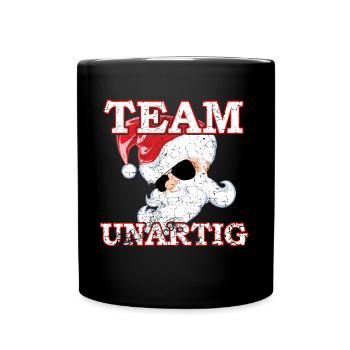 Weihnachten Lustige Sprüche - Tasse einfarbig - Schwarz - Vorne