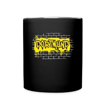 Dortmund - Tasse einfarbig - Schwarz - Vorne