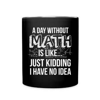 Nerdy Math Teacher Physics Mathematician Gift - Mug uni - noir - Devant