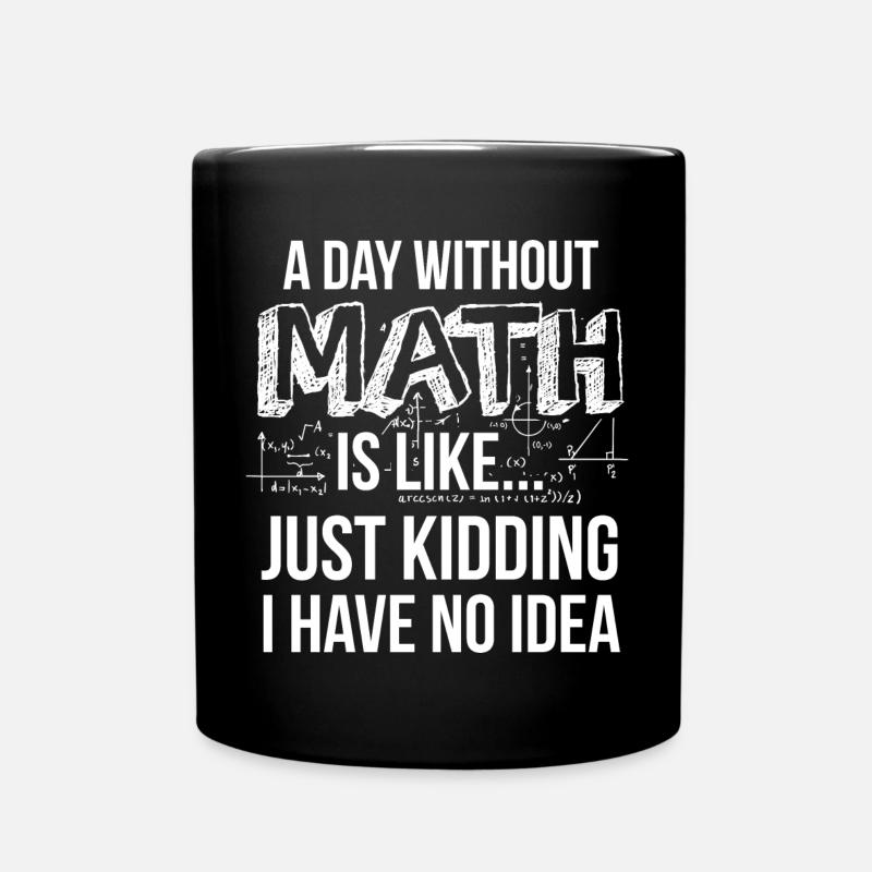 Nerdy Math Teacher Physics Mathematician Gift - Mug uni - noir
