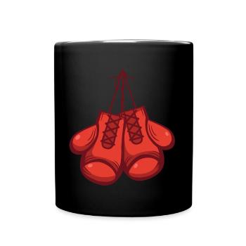 Boxing gloves - Full Colour Mug - black - Front