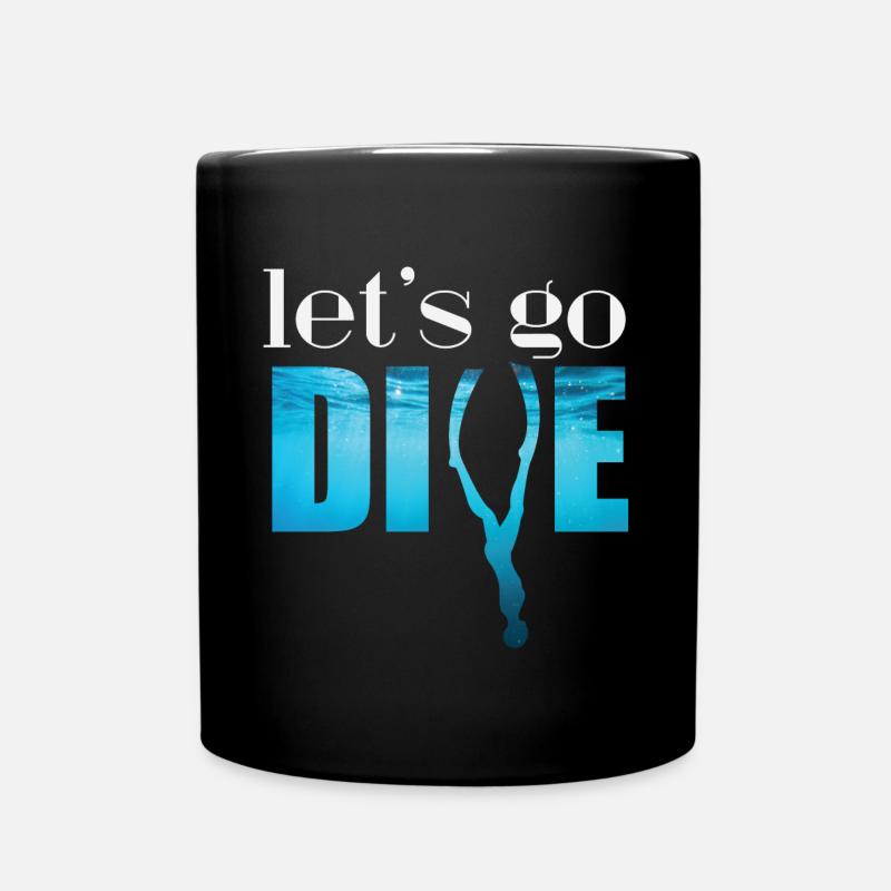 permet d’aller plonger - Mug uni - noir
