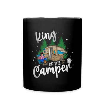 King Of The Camper - Full Colour Mug - black - Front