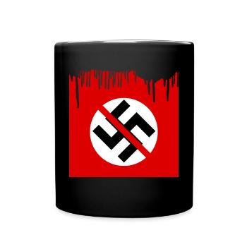 Aucun symbole de croix gammée - Mug uni - noir - Devant