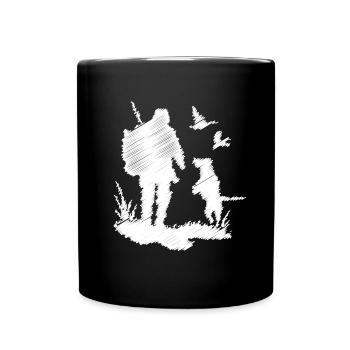 Hunter Hunting Hunting Doodle I - Full Colour Mug - black - Front