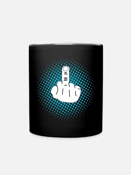 Mittelfinger Design - Mug uni - noir