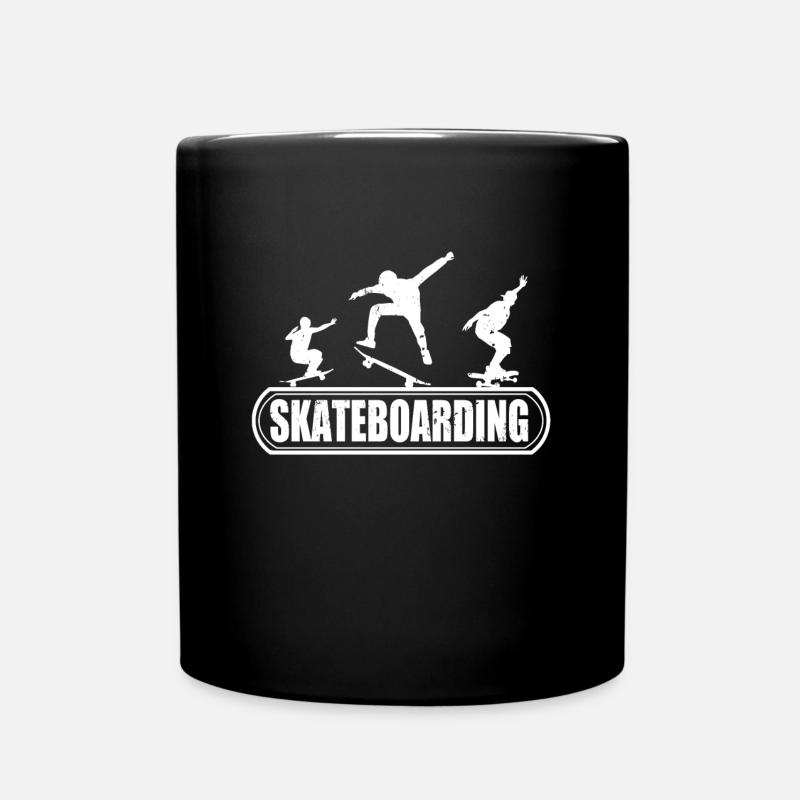 Skateboarder Skateboarder Skateboarder - Tasse einfarbig - Schwarz