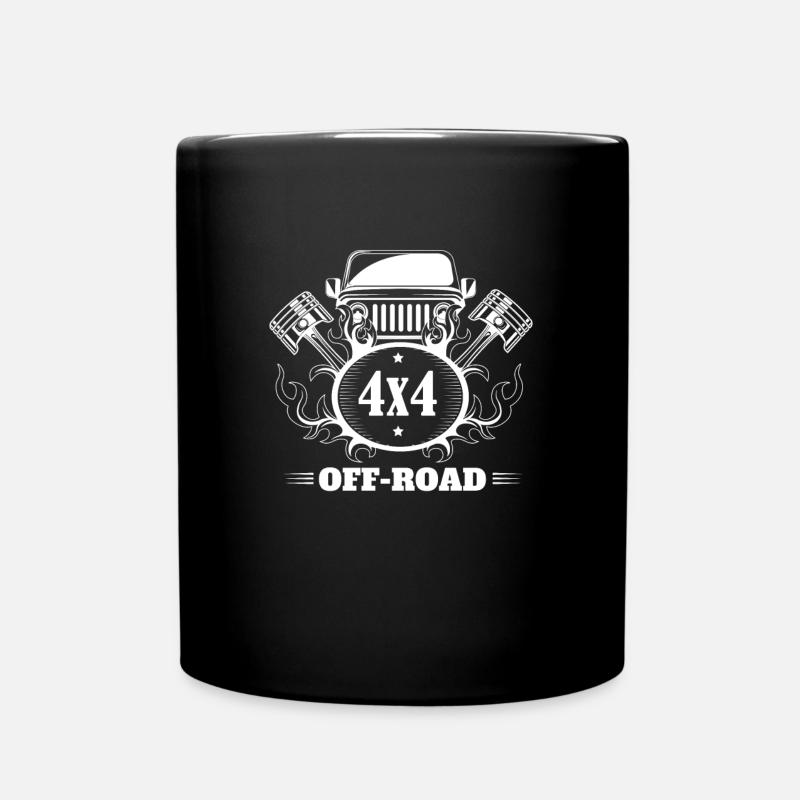 off road 4x4 - Mug uni - noir