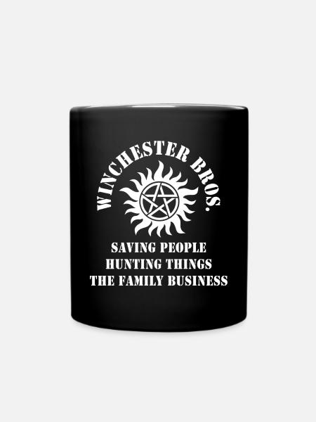 Winchester Bros Jagd - Tasse einfarbig - Schwarz