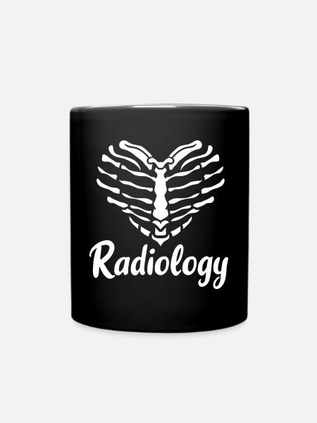 Radiology X-ray Technician X-ray Assistant Wheel - Full Colour Mug - black
