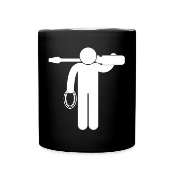 Électroniciens électriciens électrotechniciens - Mug uni - noir - Devant